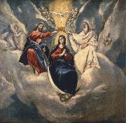 El Greco The Coronation ofthe Virgin oil painting artist